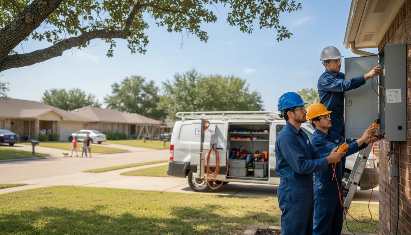 Certified electrician providing emergency electrical services in Decatur, IL